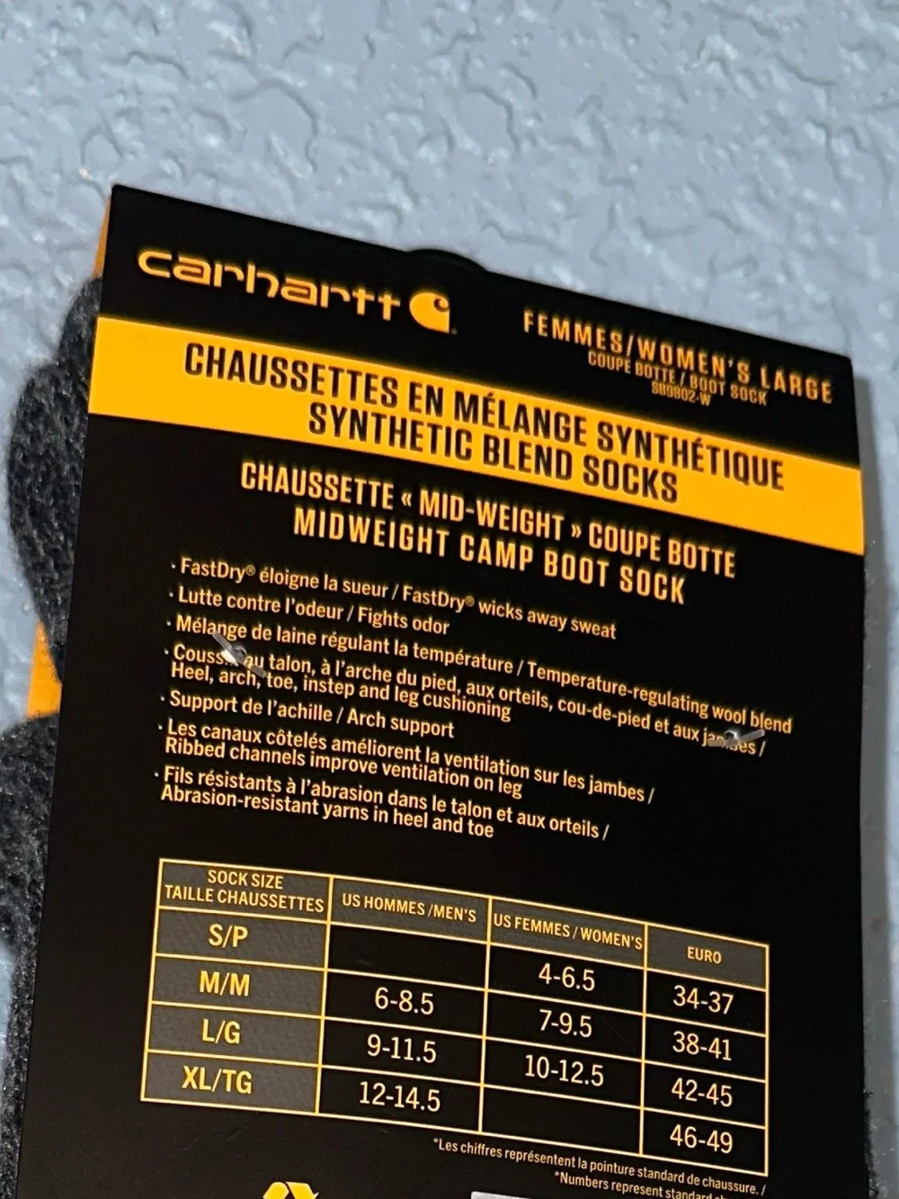 Carhartt Women’s Boot Sock  2 pairs